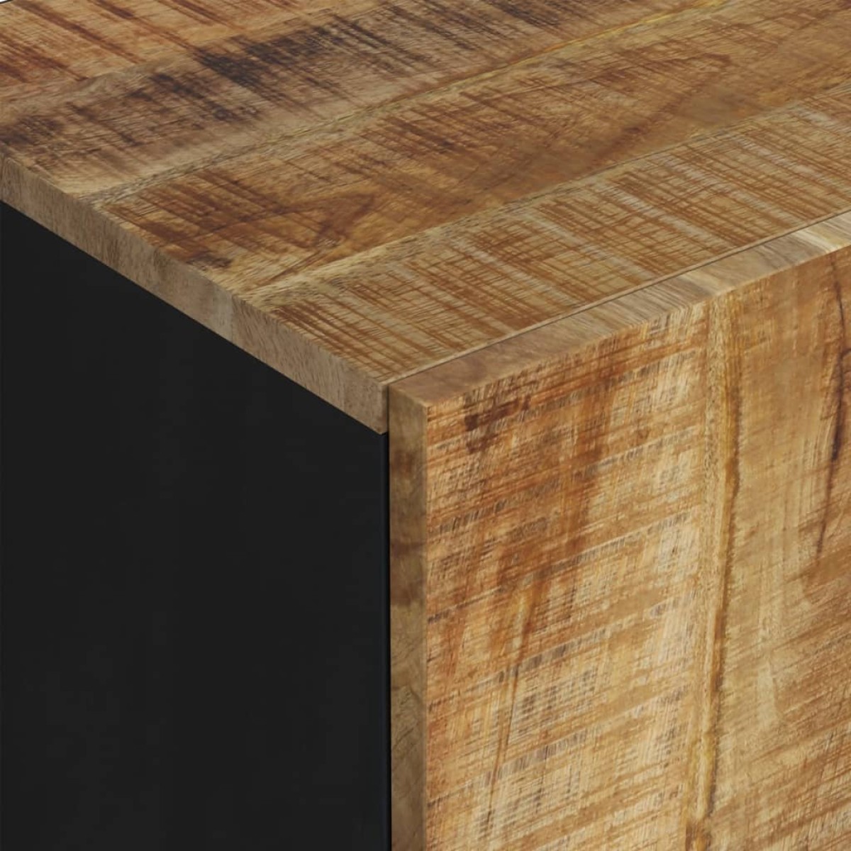 vidaXL Έπιπλο Τηλεόρασης 105x33,5x46 εκ Μασίφ Ξύλο Μάνγκο & Επεξ. Ξύλο