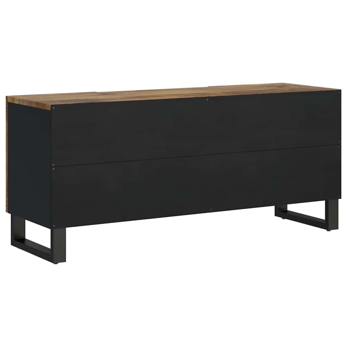 vidaXL Έπιπλο Τηλεόρασης 105x33,5x46 εκ Μασίφ Ξύλο Μάνγκο & Επεξ. Ξύλο