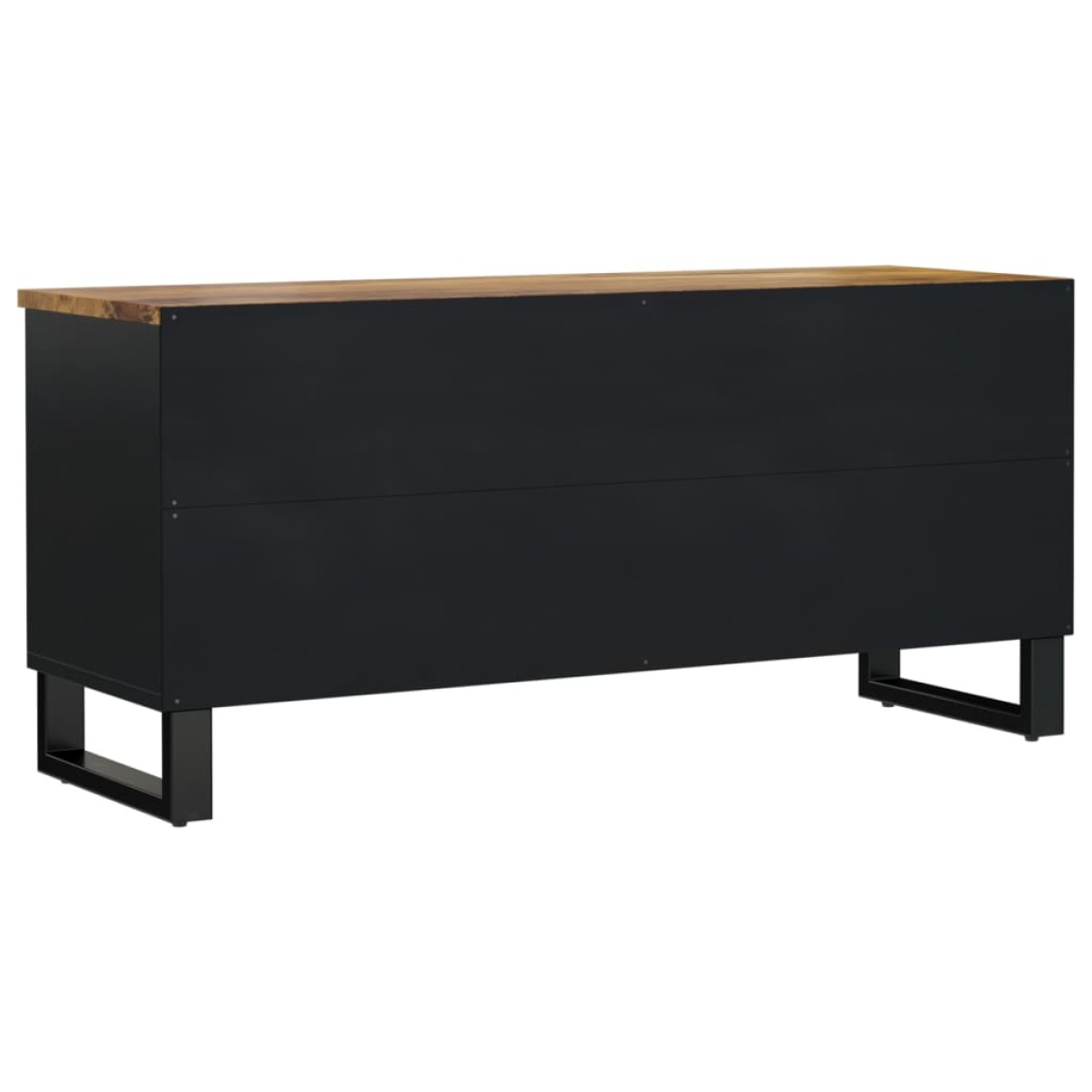 vidaXL Έπιπλο Τηλεόρασης 100x33x46 εκ. Μασίφ Ξύλο Μάνγκο & Επεξ. Ξύλο