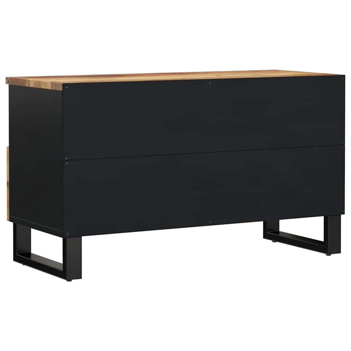 vidaXL Έπιπλο Τηλεόρασης 80x33x46 εκ. Μασίφ Ξύλο Μάνγκο & Επεξ. Ξύλο