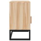 vidaXL Κομοδίνο 40 x 30 x 55,5 εκ. από Επεξεργασμένο Ξύλο & Σίδερο