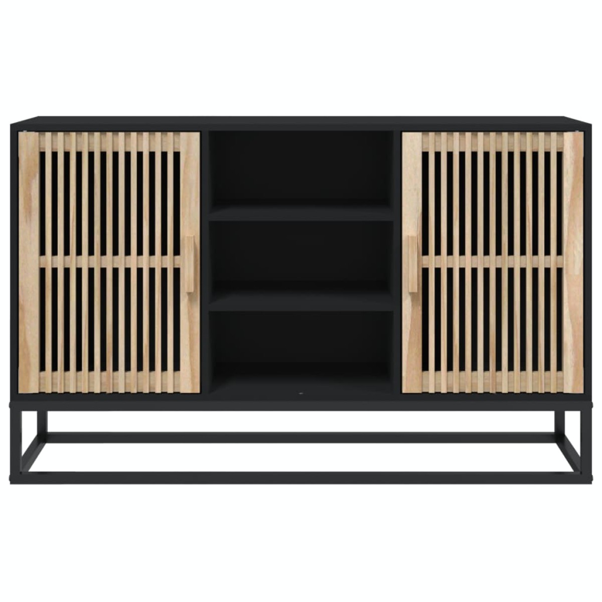 vidaXL Μπουφές Μαύρος 105 x 30 x 65 εκ. από Επεξεργασμένο Ξύλο