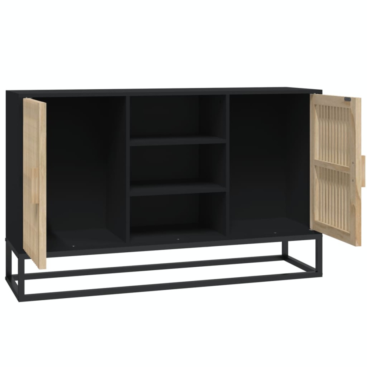 vidaXL Μπουφές Μαύρος 105 x 30 x 65 εκ. από Επεξεργασμένο Ξύλο