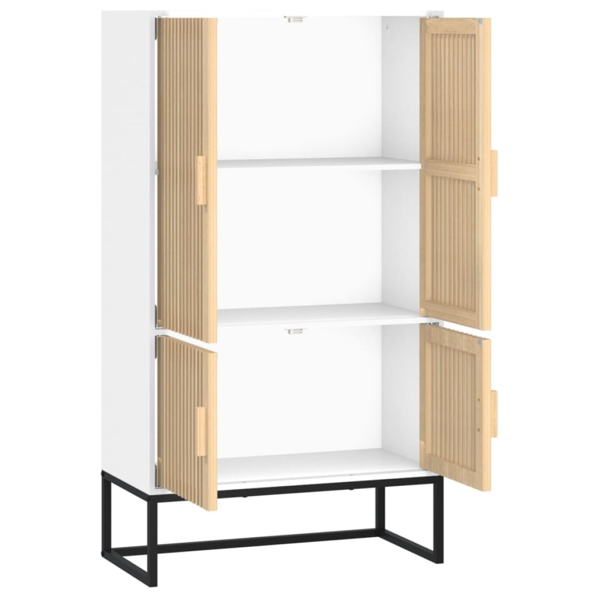 vidaXL Ντουλάπι Λευκό 70 x 35 x 125 εκ. από Επεξεργασμένο Ξύλο