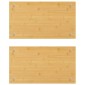vidaXL Καλύμματα Εστιών Κουζίνας 2 Τεμ. 50 x 28 x 1,5 εκ. από Μπαμπού