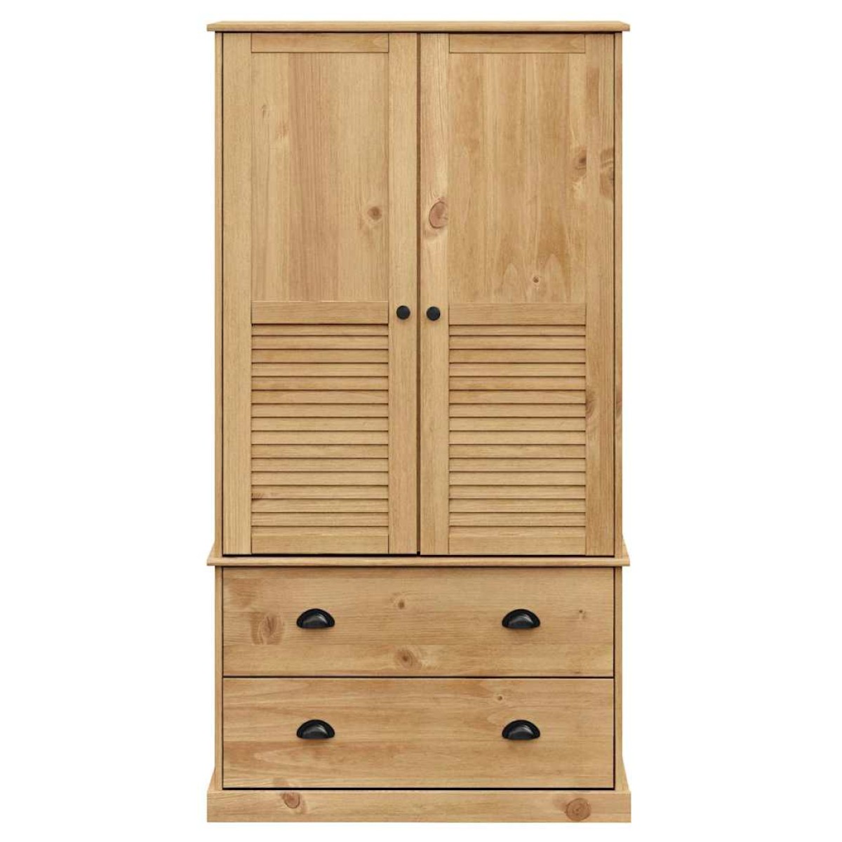 vidaXL Ντουλάπα VIGO 90 x 55 x 176 εκ. από Μασίφ Ξύλο Πεύκου