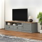 vidaXL Έπιπλο Τηλεόρασης VIGO Γκρι 156 x 40 x 40 εκ. Μασίφ Ξύλο Πεύκου