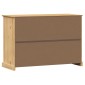 vidaXL Μπουφές με Συρτάρια VIGO 113 x 40 x 75 εκ. Μασίφ Ξύλο Πεύκο