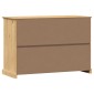 vidaXL Μπουφές με Συρτάρια VIGO 113 x 40 x 75 εκ. Μασίφ Ξύλο Πεύκο
