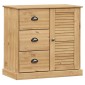 vidaXL Μπουφές με Συρτάρια VIGO 78 x 40 x 75 εκ. από Μασίφ Ξύλο Πεύκου