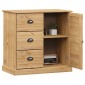 vidaXL Μπουφές με Συρτάρια VIGO 78 x 40 x 75 εκ. από Μασίφ Ξύλο Πεύκου
