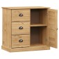 vidaXL Μπουφές με Συρτάρια VIGO 78 x 40 x 75 εκ. από Μασίφ Ξύλο Πεύκου