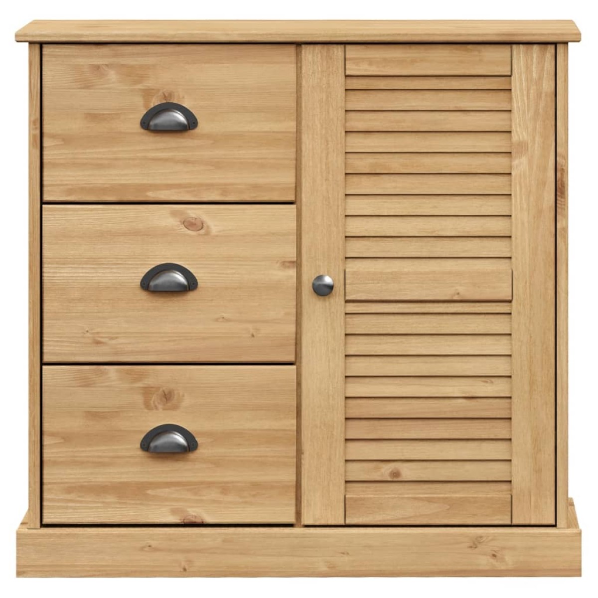 vidaXL Μπουφές με Συρτάρια VIGO 78 x 40 x 75 εκ. από Μασίφ Ξύλο Πεύκου