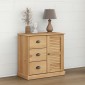 vidaXL Μπουφές με Συρτάρια VIGO 78 x 40 x 75 εκ. από Μασίφ Ξύλο Πεύκου