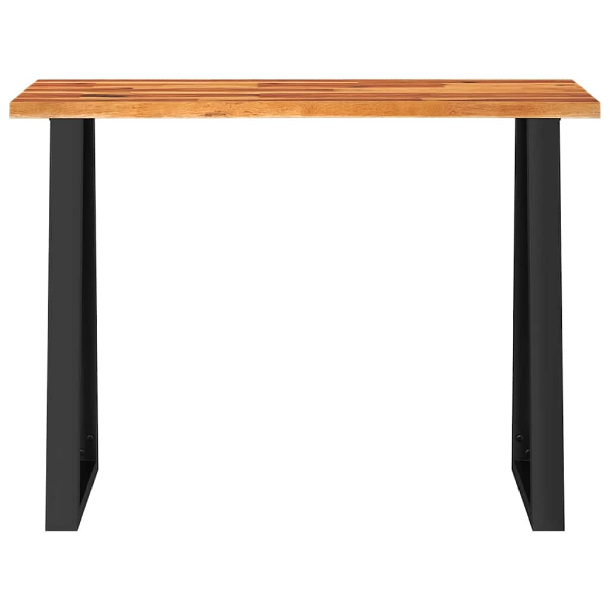 vidaXL Τραπέζι Κονσόλα με Live Edge 110x35x80 εκ. Μασίφ Ξύλο Ακακίας