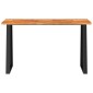 vidaXL Τραπέζι Κονσόλα με Live Edge 140x40x80 εκ. Μασίφ Ξύλο Ακακίας