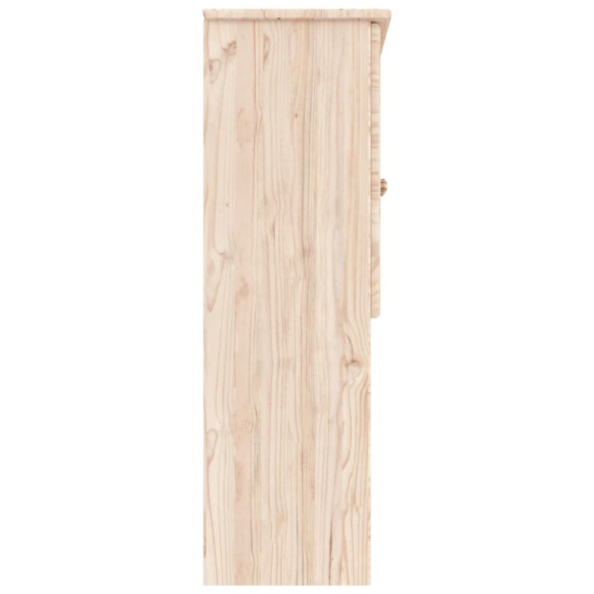 vidaXL Πάνω Ντουλάπι-Βιτρίνα ALTA 77x30x92 εκ. από Μασίφ Ξύλο Πεύκου