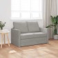 vidaXL Καναπές-Κρεβάτι Δαπέδου 2 σε 1 Αν. Γκρι 122x204x55 εκ. Βελούδο