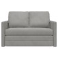 vidaXL Καναπές-Κρεβάτι Δαπέδου 2 σε 1 Αν. Γκρι 122x204x55 εκ. Βελούδο