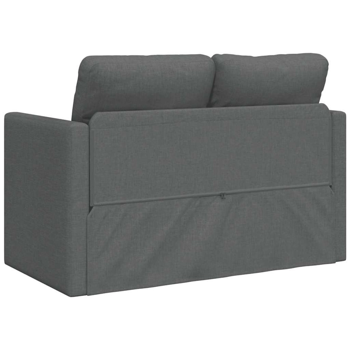 vidaXL Καναπές-Κρεβάτι Δαπέδου 2 σε 1 Σκ. Γκρι 112x174x55 εκ. Ύφασμα