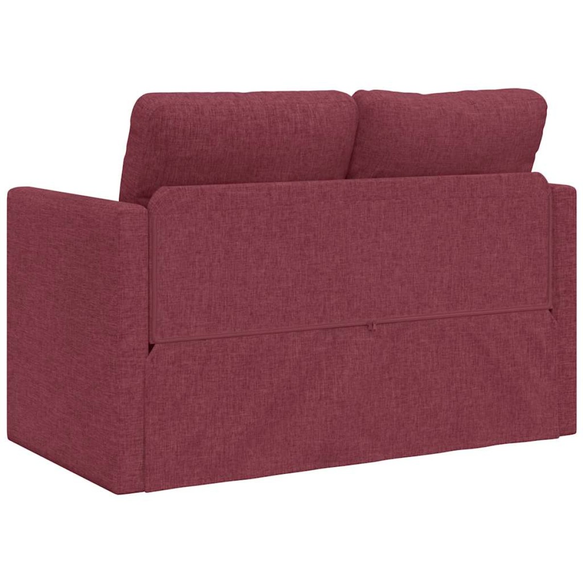 vidaXL Καναπές-Κρεβάτι Δαπέδου 2 σε 1 Μπορντό 112x174x55 εκ. Ύφασμα