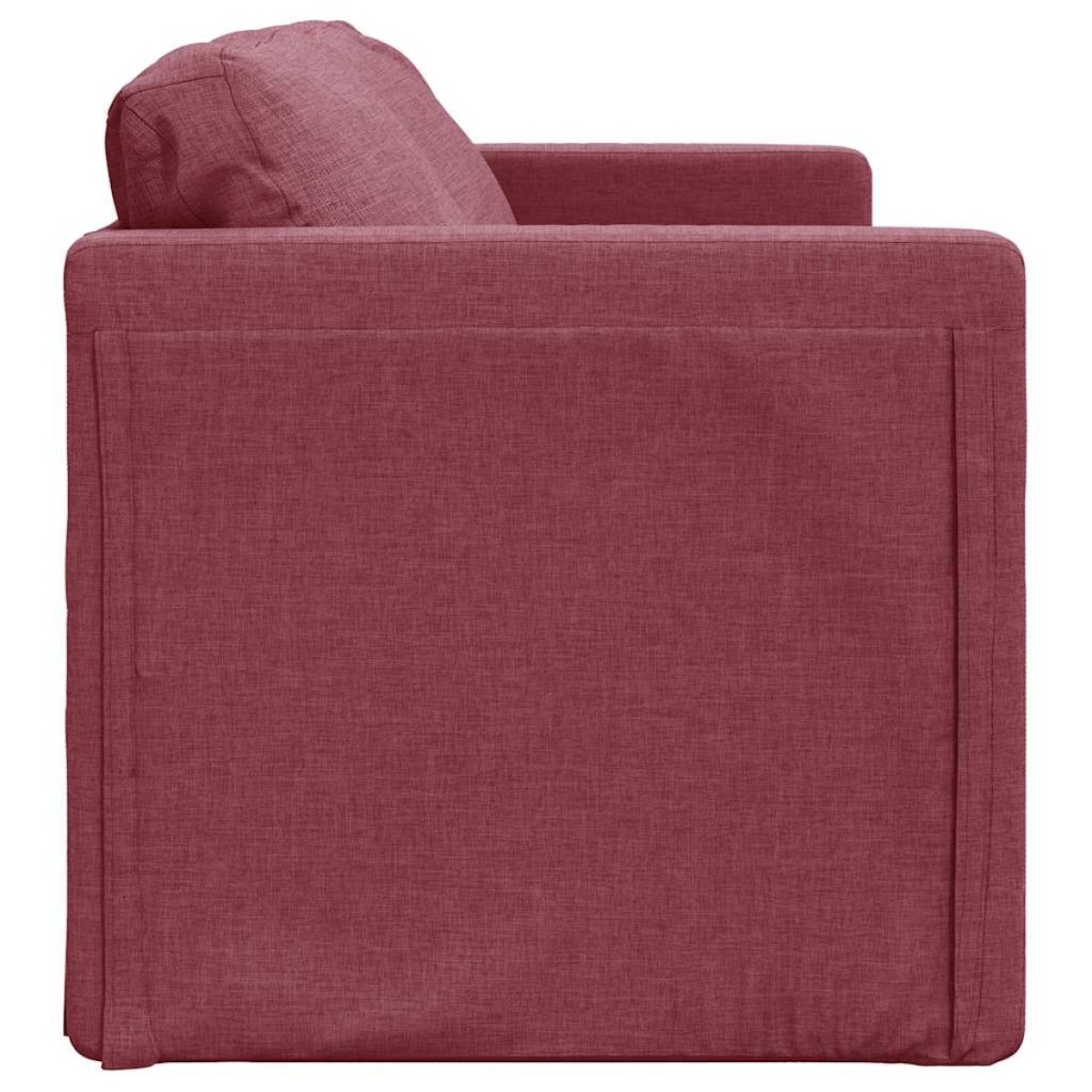 vidaXL Καναπές-Κρεβάτι Δαπέδου 2 σε 1 Μπορντό 112x174x55 εκ. Ύφασμα