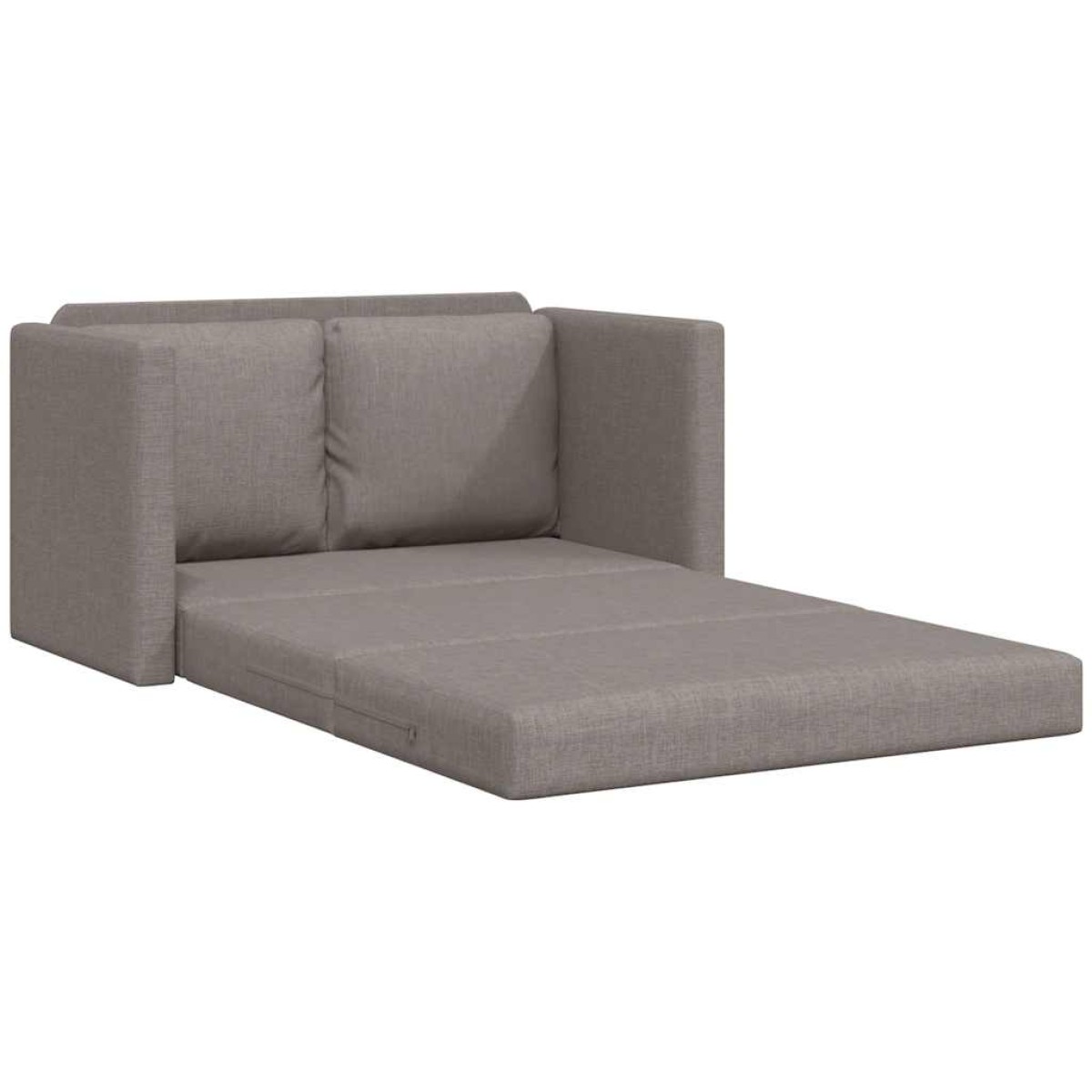 vidaXL Καναπές-Κρεβάτι Δαπέδου 2 σε 1 Taupe 112x174x55 εκ. Ύφασμα