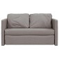 vidaXL Καναπές-Κρεβάτι Δαπέδου 2 σε 1 Taupe 112x174x55 εκ. Ύφασμα