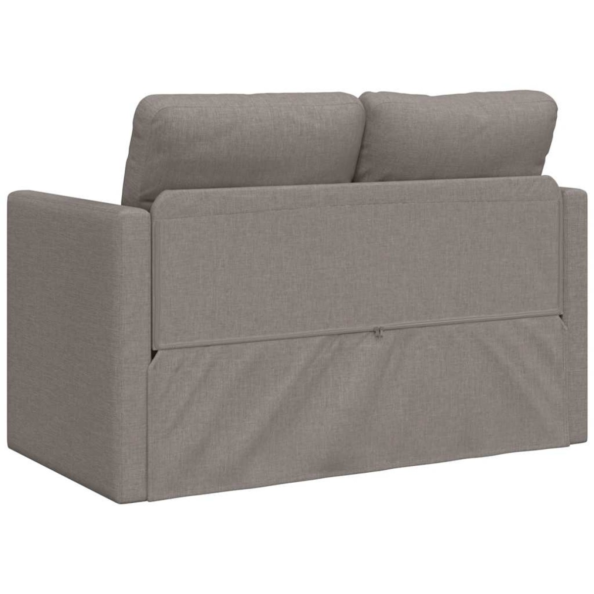 vidaXL Καναπές-Κρεβάτι Δαπέδου 2 σε 1 Taupe 112x174x55 εκ. Ύφασμα