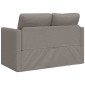 vidaXL Καναπές-Κρεβάτι Δαπέδου 2 σε 1 Taupe 112x174x55 εκ. Ύφασμα