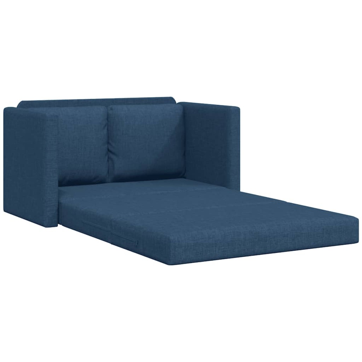 vidaXL Καναπές-Κρεβάτι Δαπέδου 2 σε 1 Μπλε 112x174x55 εκ. Ύφασμα