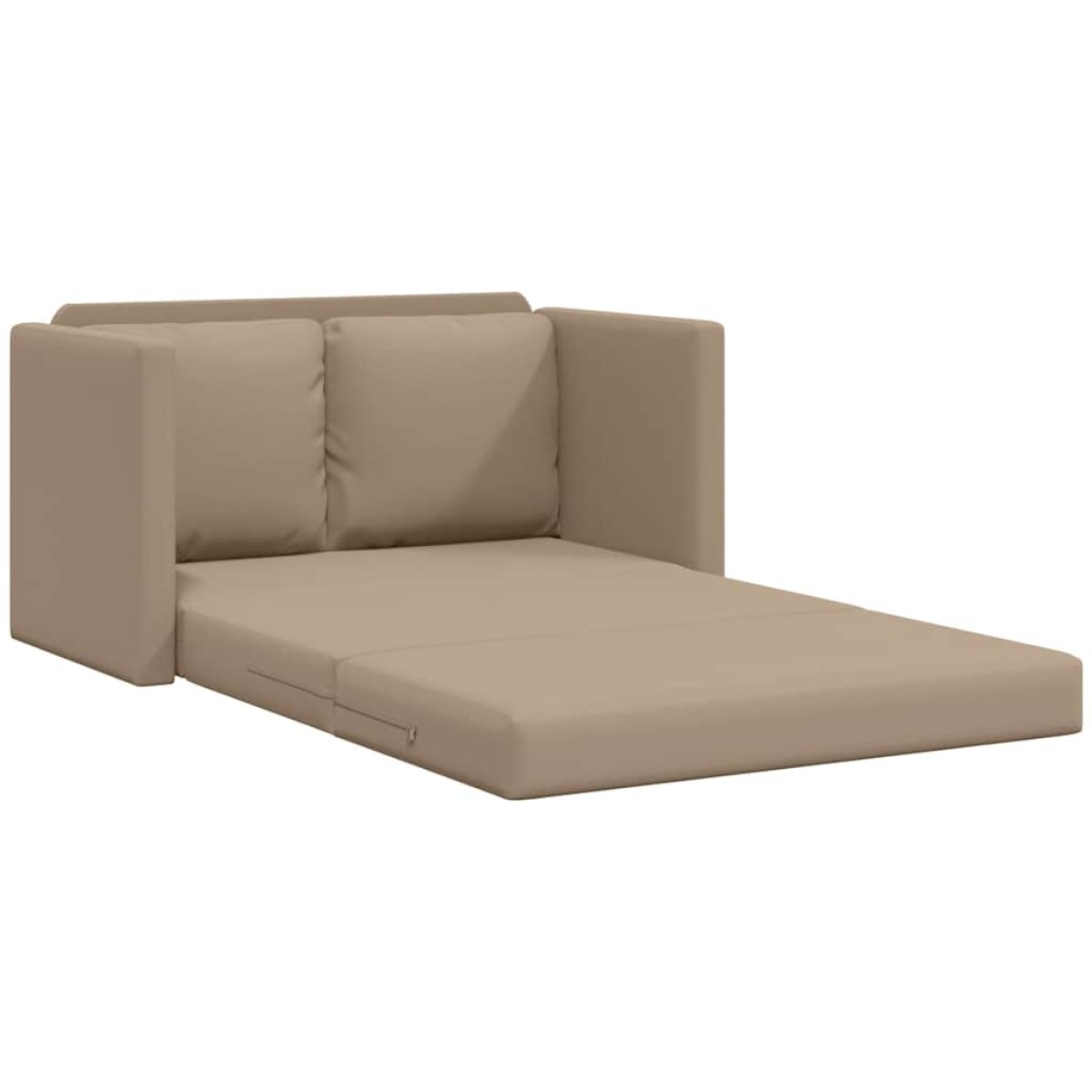 vidaXL Καναπές-Κρεβάτι Δαπέδου 2σε1 Καπουτσ. 112x174x55 εκ. Συνθ.Δέρμα