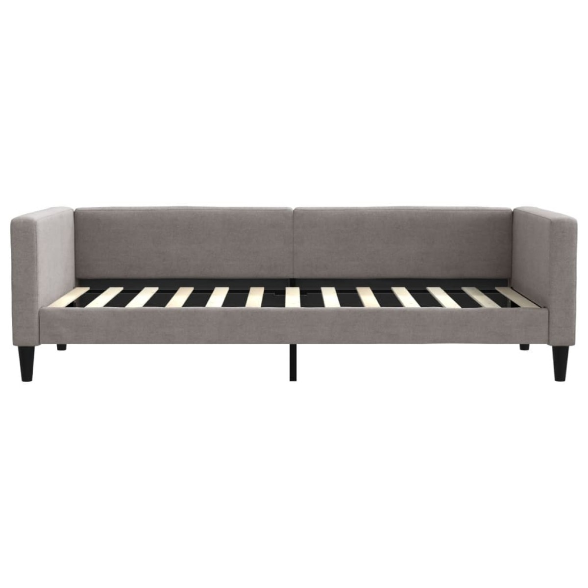 vidaXL Καναπές Κρεβάτι Taupe 90 x 200 εκ. Υφασμάτινος