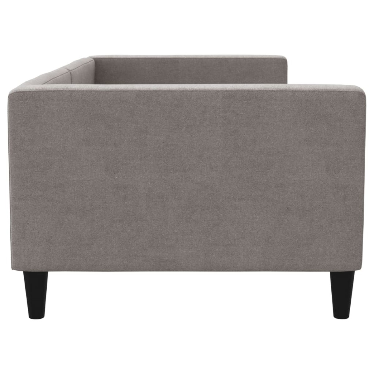 vidaXL Καναπές Κρεβάτι Taupe 90 x 200 εκ. Υφασμάτινος