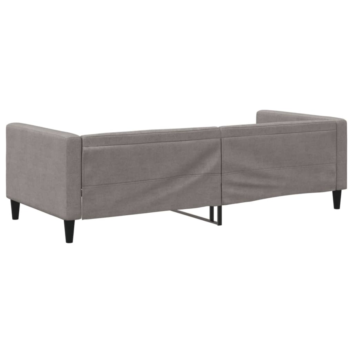 vidaXL Καναπές Κρεβάτι Taupe 90 x 200 εκ. Υφασμάτινος