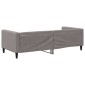 vidaXL Καναπές Κρεβάτι Taupe 90 x 200 εκ. Υφασμάτινος
