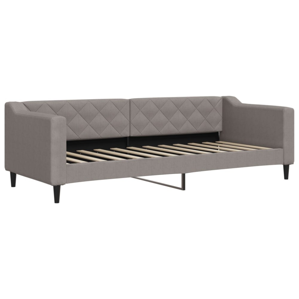 vidaXL Καναπές Κρεβάτι Taupe 80 x 200 εκ. Υφασμάτινος