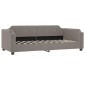 vidaXL Καναπές Κρεβάτι Taupe 80 x 200 εκ. Υφασμάτινος