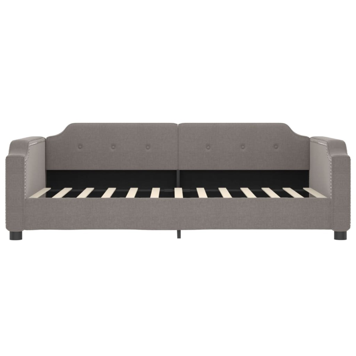 vidaXL Καναπές Κρεβάτι Taupe 80 x 200 εκ. Υφασμάτινος
