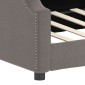 vidaXL Καναπές Κρεβάτι Taupe 80 x 200 εκ. Υφασμάτινος