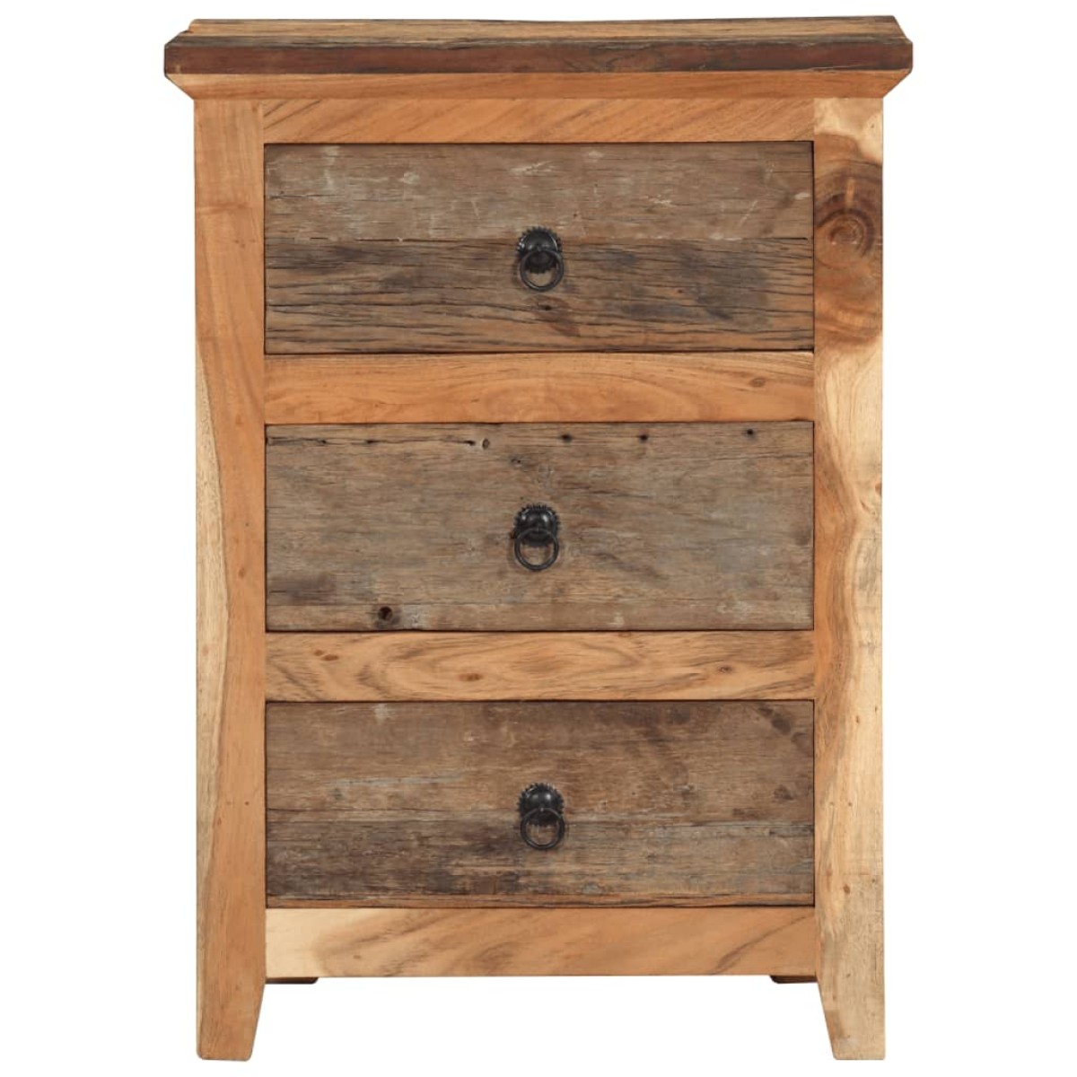 vidaXL Βοηθητικό Ντουλάπι 55 x 33 x 75 εκ. από Μασίφ Ξύλο Ακακίας
