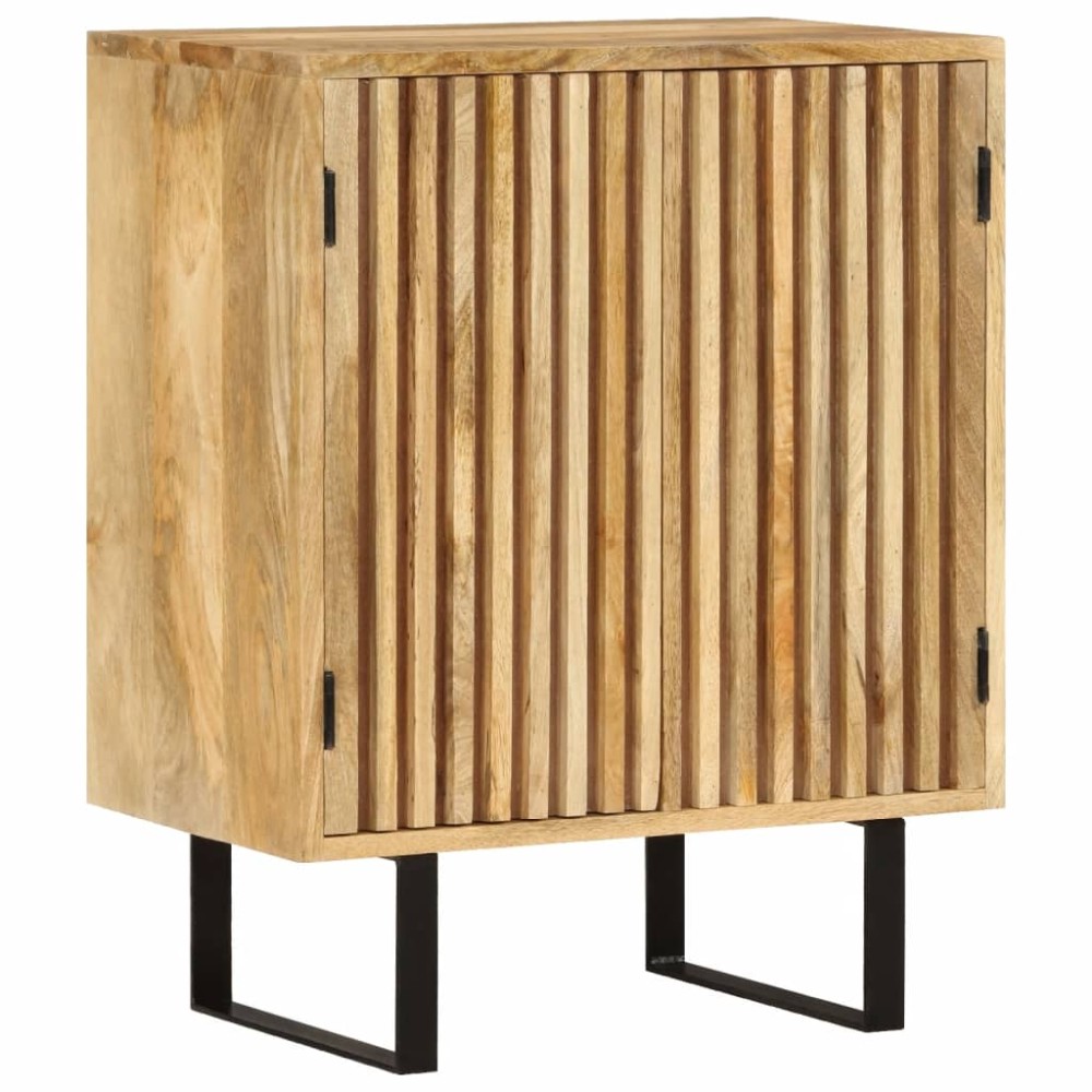 vidaXL Ντουλάπι με 2 Πόρτες 55 x 35 x 70 εκ. από Μασίφ Ξύλο Μάνγκο
