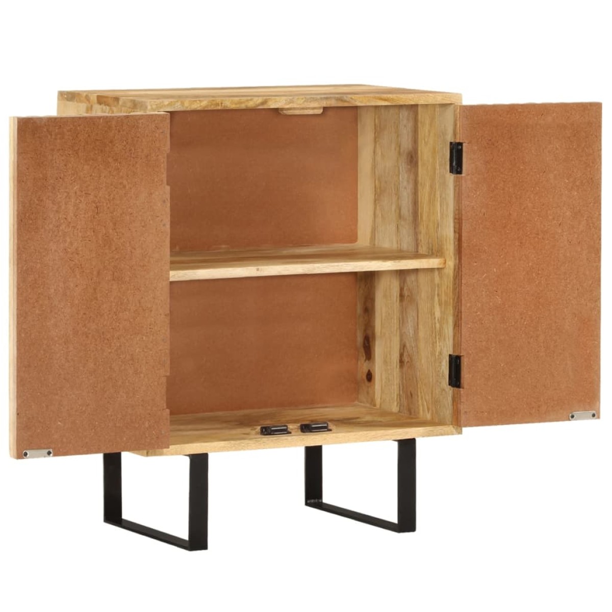 vidaXL Ντουλάπι με 2 Πόρτες 55 x 35 x 70 εκ. από Μασίφ Ξύλο Μάνγκο
