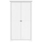vidaXL Ντουλάπα BODO Λευκή 101 x 52 x 176,5 εκ. από Μασίφ Ξύλο Πεύκου