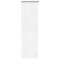 vidaXL Ντουλάπα BODO Λευκή 101 x 52 x 176,5 εκ. από Μασίφ Ξύλο Πεύκου