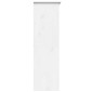 vidaXL Ντουλάπα BODO Λευκή 151,5x52x176,5 εκ. από Μασίφ Ξύλο Πεύκου