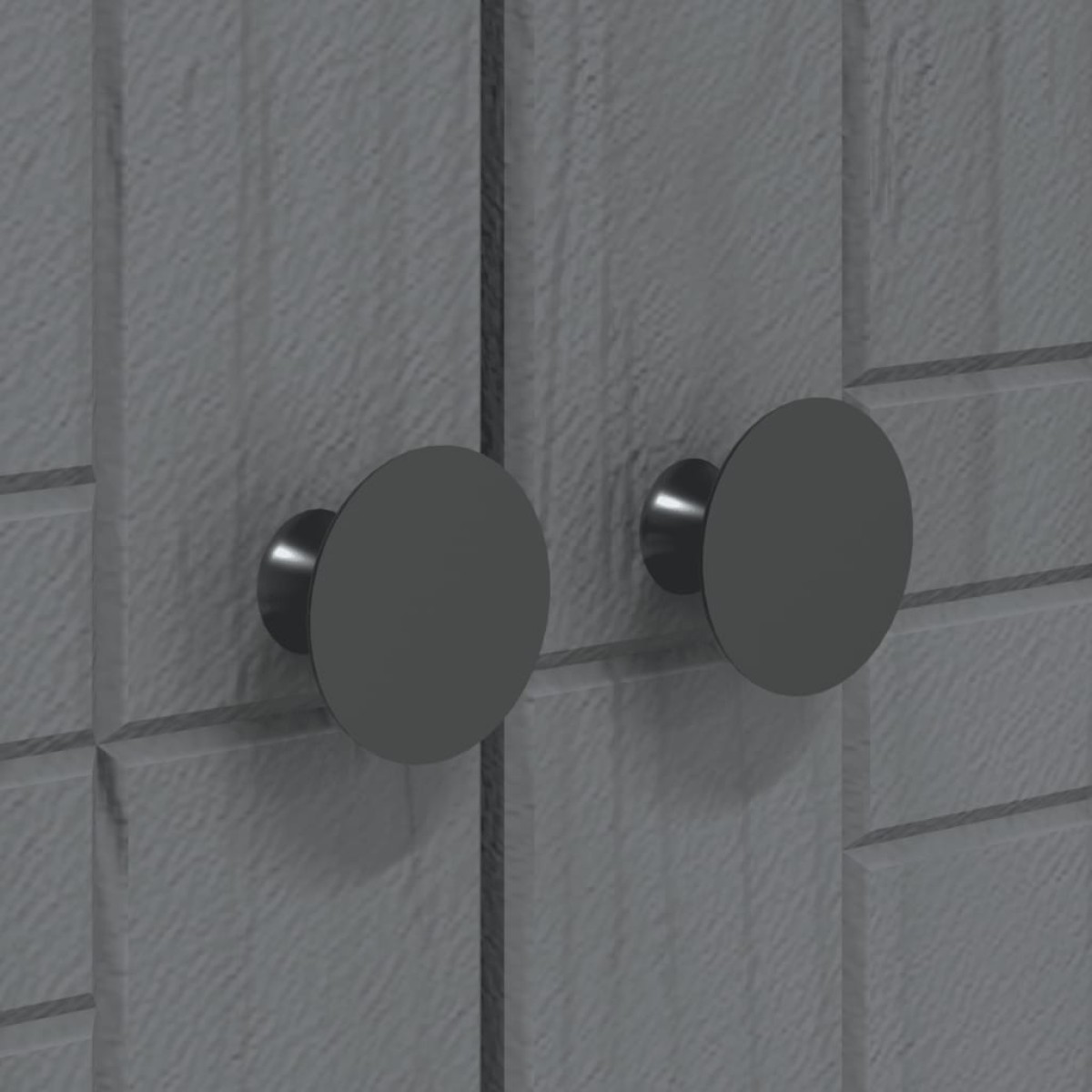 vidaXL Ντουλάπα BODO Γκρι 151,5x52x176,5 εκ. από Μασίφ Ξύλο Πεύκου