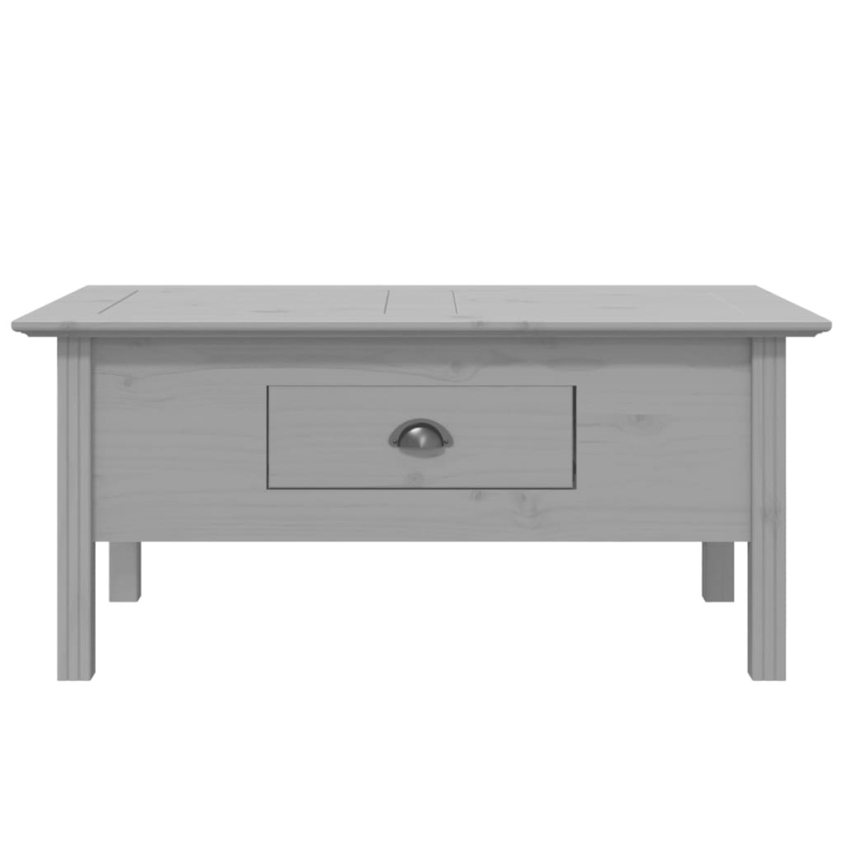 vidaXL Τραπέζι Σαλονιού BODO Γκρι 100x55x45 εκ. Μασίφ Ξύλο Πεύκου