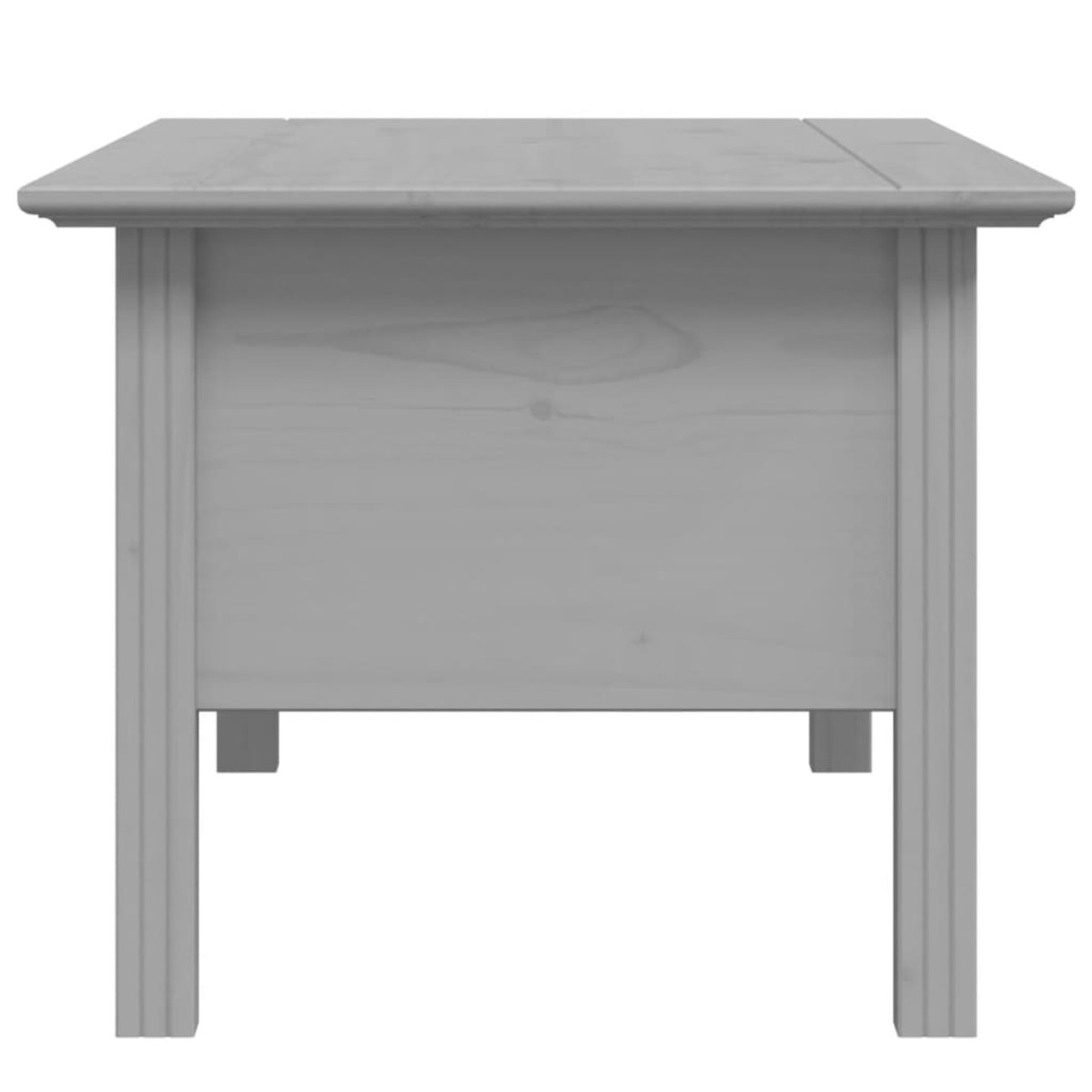 vidaXL Τραπέζι Σαλονιού BODO Γκρι 100x55x45 εκ. Μασίφ Ξύλο Πεύκου