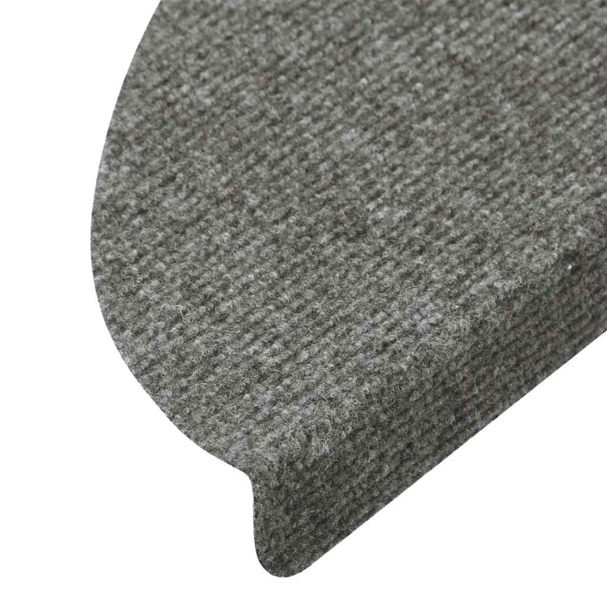 vidaXL Πατάκια Σκάλας Αυτοκόλλητα 10 τεμ. Γκρι 56 x 17 x 3 εκ.